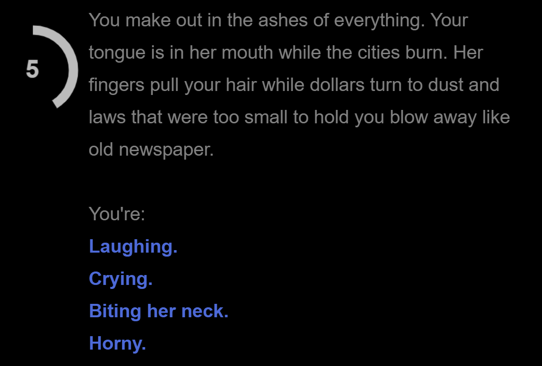 Making out